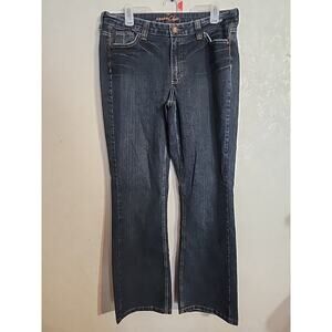 Riders Copper Jeans Womens Dark Wash Bootcut Mid-Rise 32" Waist